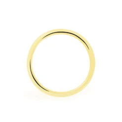 Alliance Sirona Demi Jonc Confort Or Blanc -Mode Bijouterie Magasin B3AMJW0740 view2