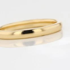 Alliance Sirona Demi Jonc Confort Or Blanc -Mode Bijouterie Magasin B3AMJW0740 view3