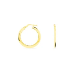 Créoles Suzana Or Jaune -Mode Bijouterie Magasin B3OFJW0086 view2