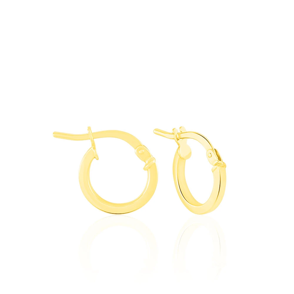 Créoles Thyrza Or Jaune 1 Créoles Thyrza Or Jaune