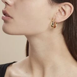 Créoles Terezia Or Jaune -Mode Bijouterie Magasin B3OFJW0940 model0