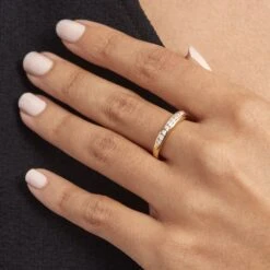 Alliance Giulia Or Jaune Diamant -Mode Bijouterie Magasin B7AFJDW618 model1