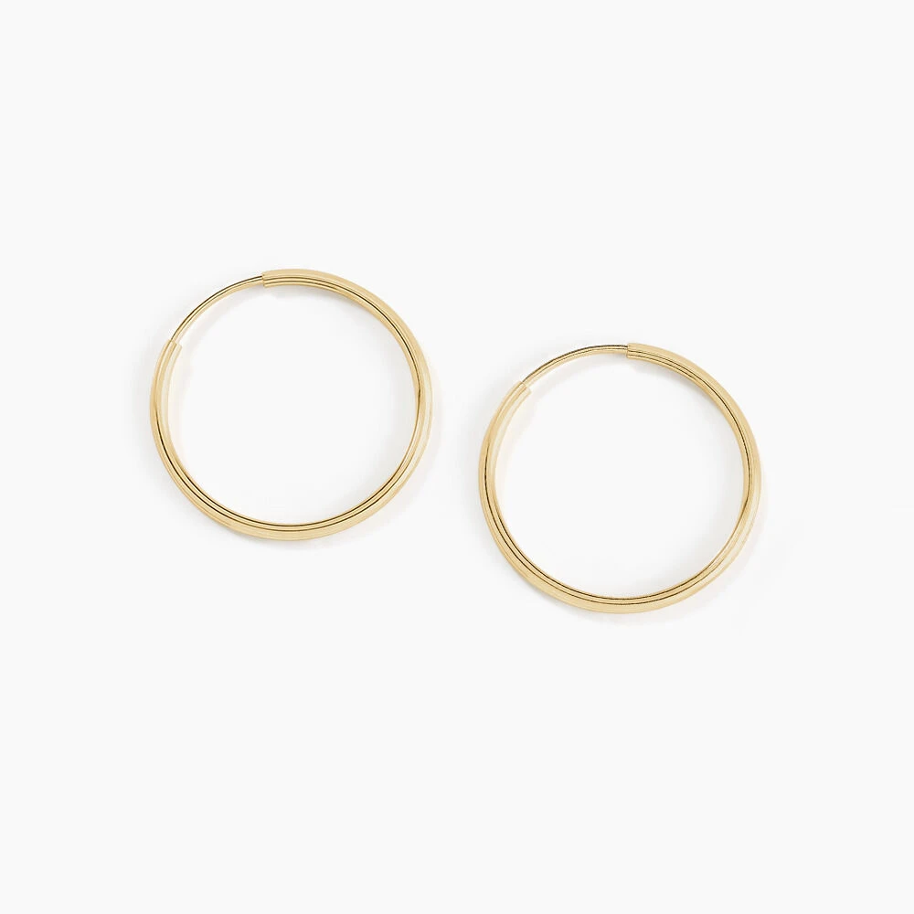 Créoles Dominae Or Jaune 1 Créoles Dominae Or Jaune