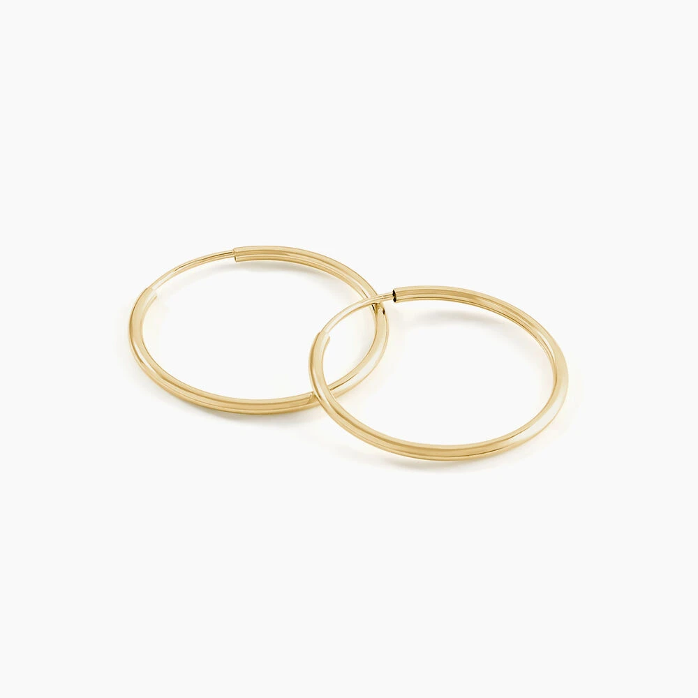 Créoles Dominae Or Jaune 2 Créoles Dominae Or Jaune – Image 2