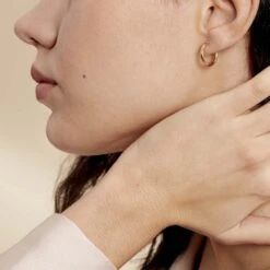 Créoles Verania Or Jaune -Mode Bijouterie Magasin B7OFJW00R9 model1