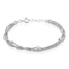 Bracelet Sabbah Argent Blanc