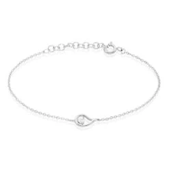 Bracelet Argent Sidonio Oxydes De Zirconium