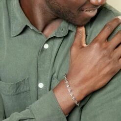 Bracelet Carrus Argent Blanc 10 Bracelet Carrus Argent Blanc -Mode Bijouterie Magasin FABHBW0234 model1