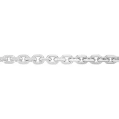 Chaîne Claudine Maille Forçat Argent Blanc