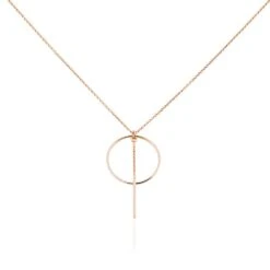 Collier Argent Rose Enissa