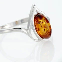 Bague Argent Blanc Nailla Ambre -Mode Bijouterie Magasin FADFBIX002 view3