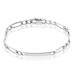 Bracelet Identité Vila Argent Blanc