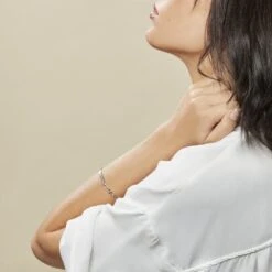 Bracelet Identité Vila Argent Blanc -Mode Bijouterie Magasin FAIFBW0160 model1