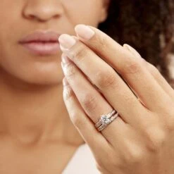 Bague Double Jeu Plaqué Or Jaune Oxyde De Zirconium 11 Bague Double Jeu Plaqué Or Jaune Oxyde De Zirconium -Mode Bijouterie Magasin FQDFJZW266 model1