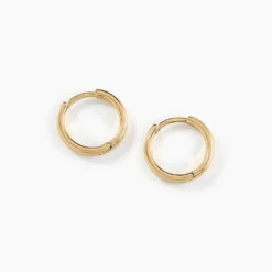 Créoles Plaqué Or Eva