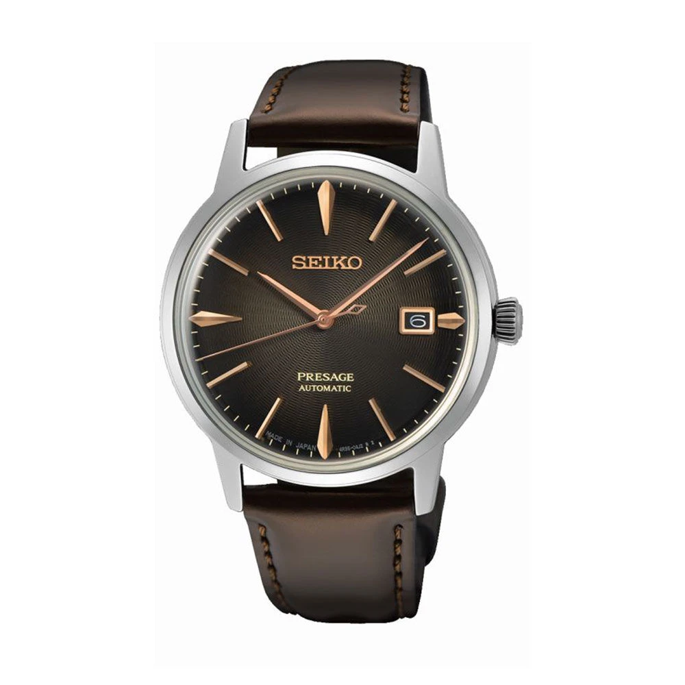 Montre Seiko Presage Marron 1 Montre Seiko Presage Marron