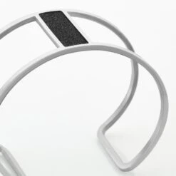 Bracelet Manchette Acier Blanc Maria 7 Bracelet Manchette Acier Blanc Maria -Mode Bijouterie Magasin MIBFBW0663 view2